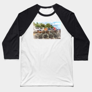 Lobster Pots at Tobermory Baseball T-Shirt